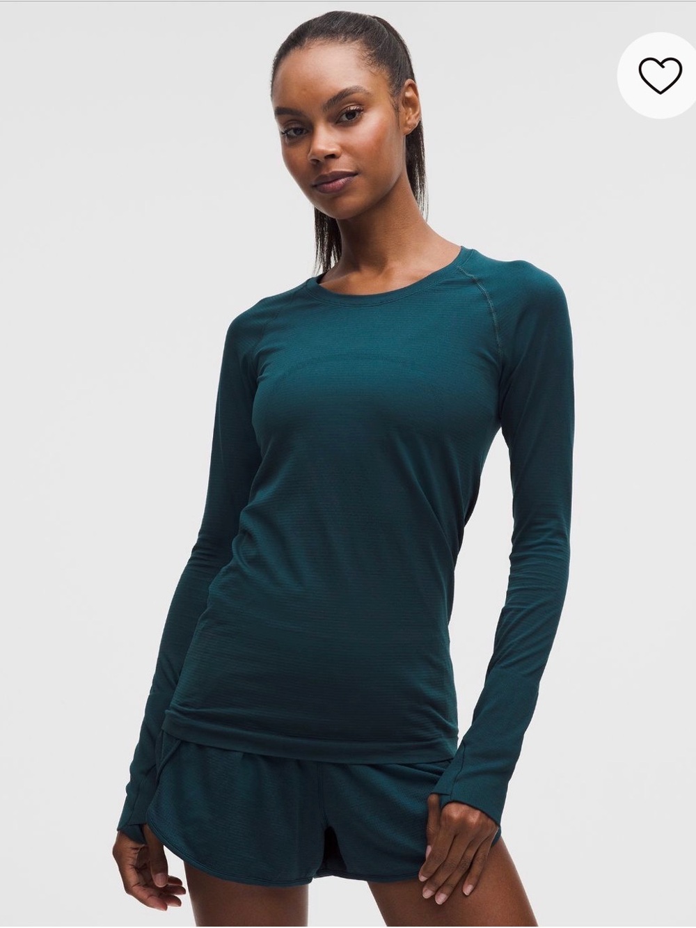 Lululemon swiftly tech long sleeve hip length size 16